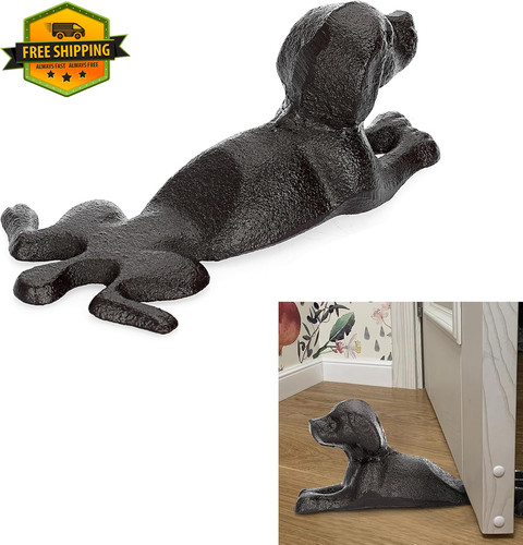 Cast iron dachshund - iron, door