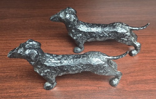 Cast iron dachshund - iron, dog