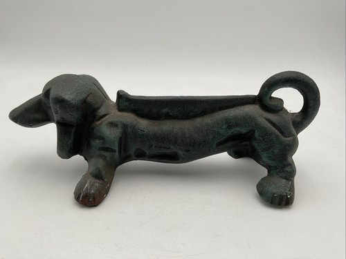 Cast iron dachshund dog boot - cast,