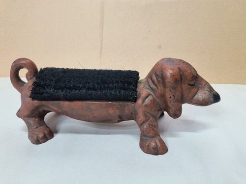Vintage dachshund cast iron - vintage,