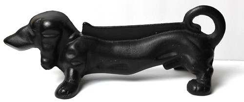 Cast iron dachshund dog boot - dachshund,
